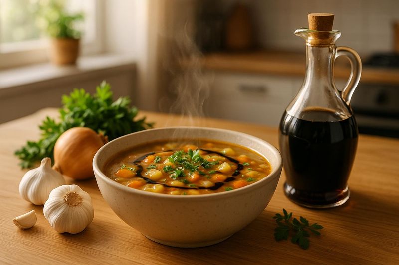 Finish With Flavored Vinegar