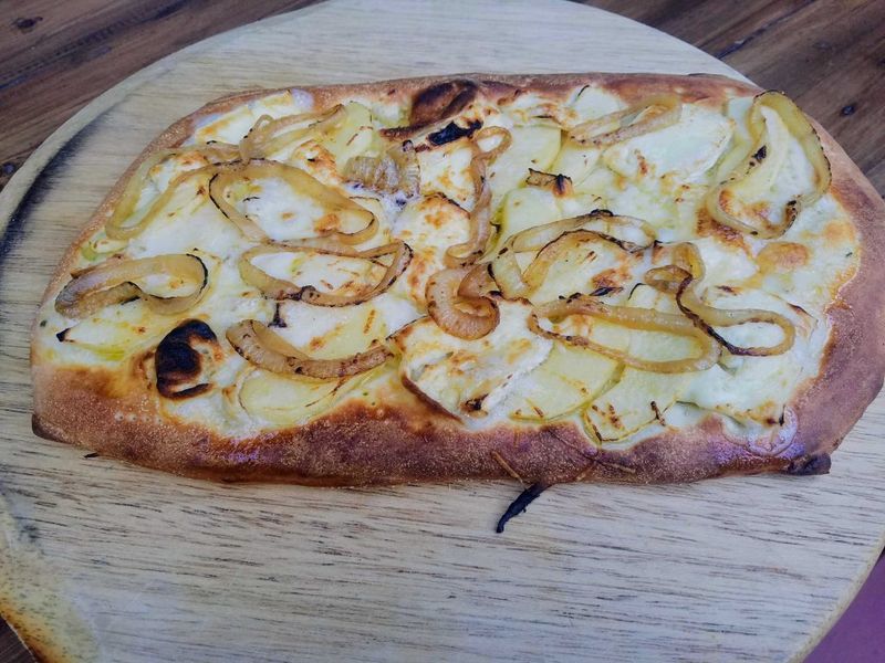Caramelized Onion and Brie Flatbread