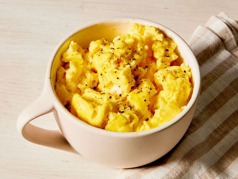 Microwave Mug Scrambled Eggs