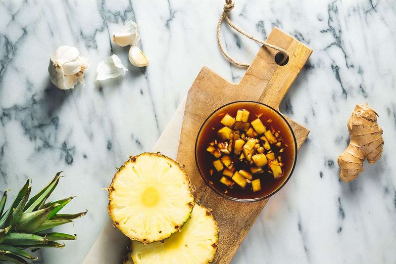Pineapple and Soy Sauce
