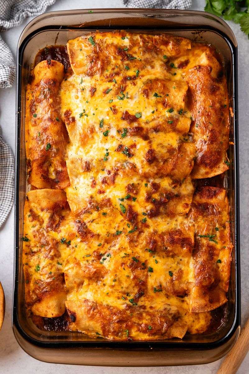 Cheesy Chicken Enchiladas