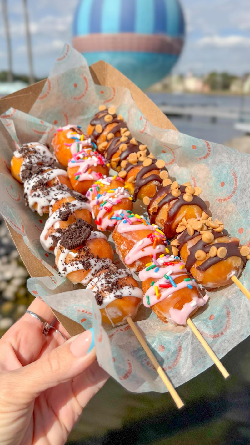 Donut Holes on a Stick