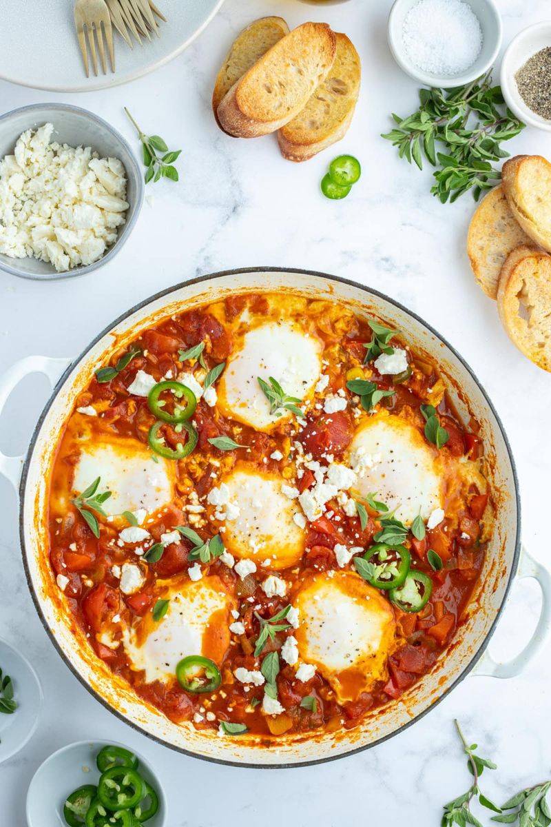 Shakshuka with Fresh Herbs