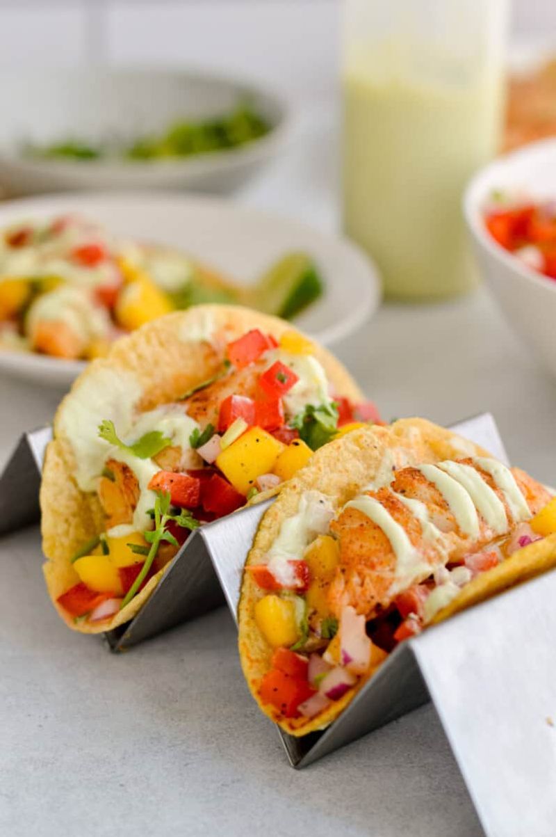 Fish Tacos with Mango Salsa