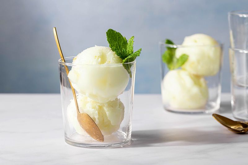 Lime Sorbet - A Refreshing Frozen Treat