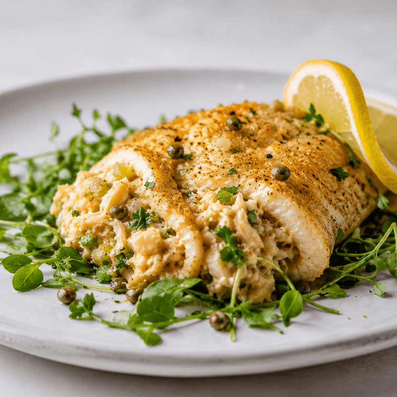 Baked Stuffed Flounder