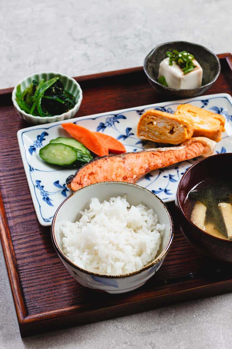 Miso Soup with Rice in Japan
