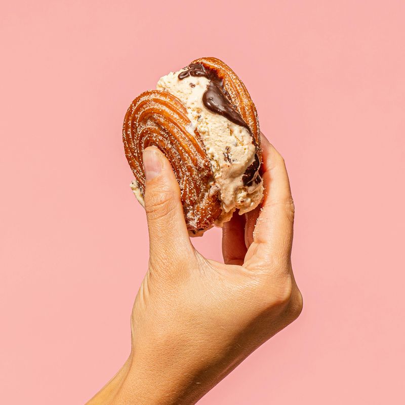 Churros Ice Cream Sandwiches