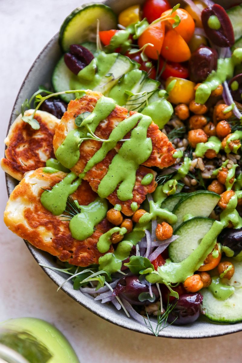 Halloumi Grain Bowl