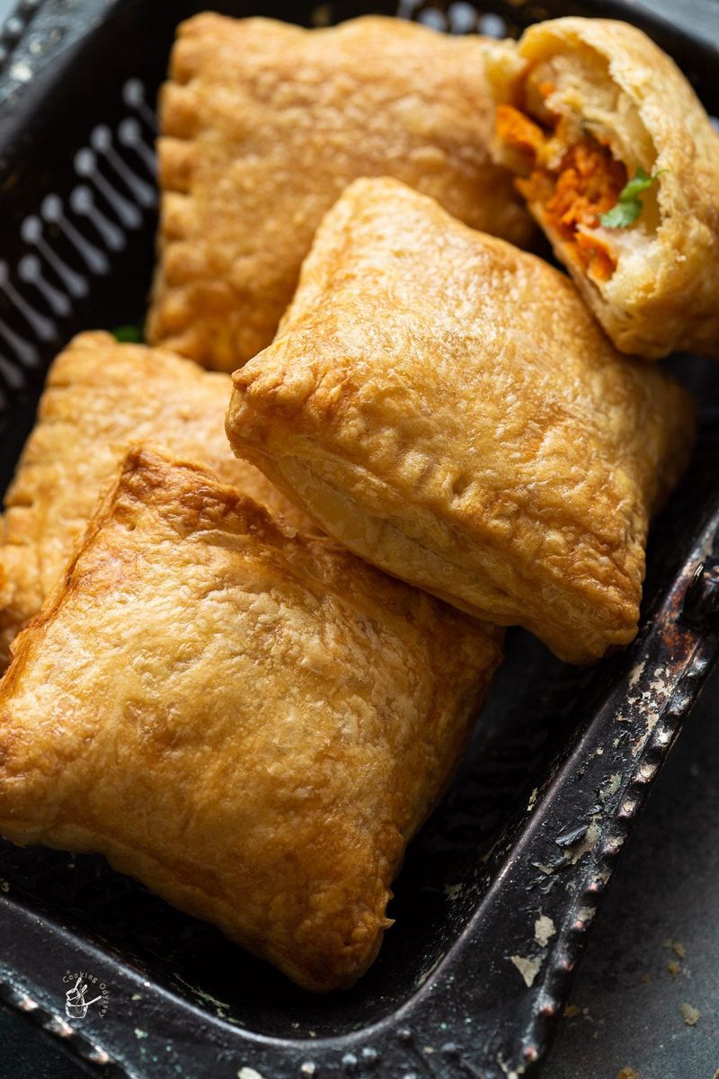 Thai Chicken and Peanut Tart