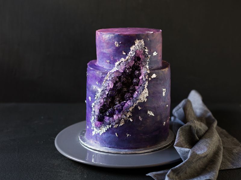 Chocolate Geode Cake