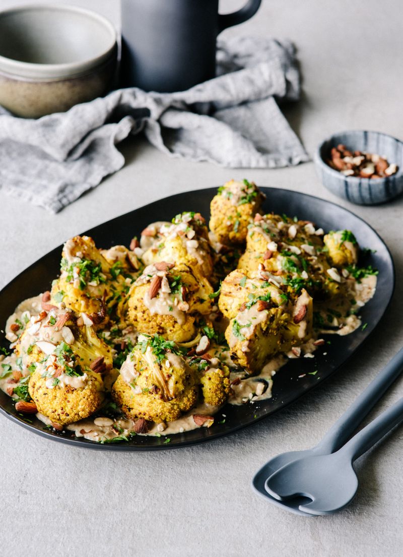 Mustard Roasted Cauliflower