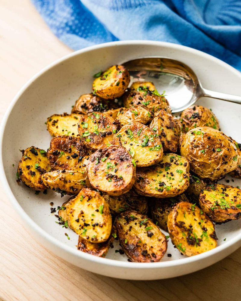 Mustard Roasted Potatoes