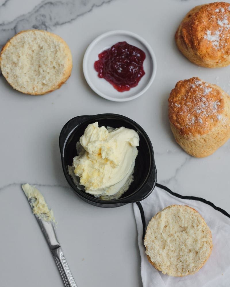 Cream Tea on a Warm Bank Holiday Afternoon