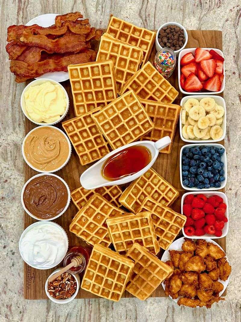 Breakfast-for-Dinner Waffle Bar