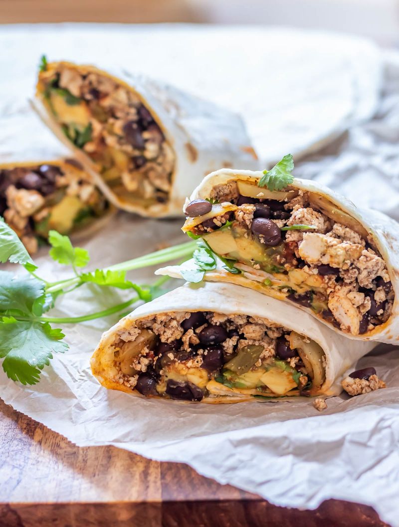 Black Bean Breakfast Burrito