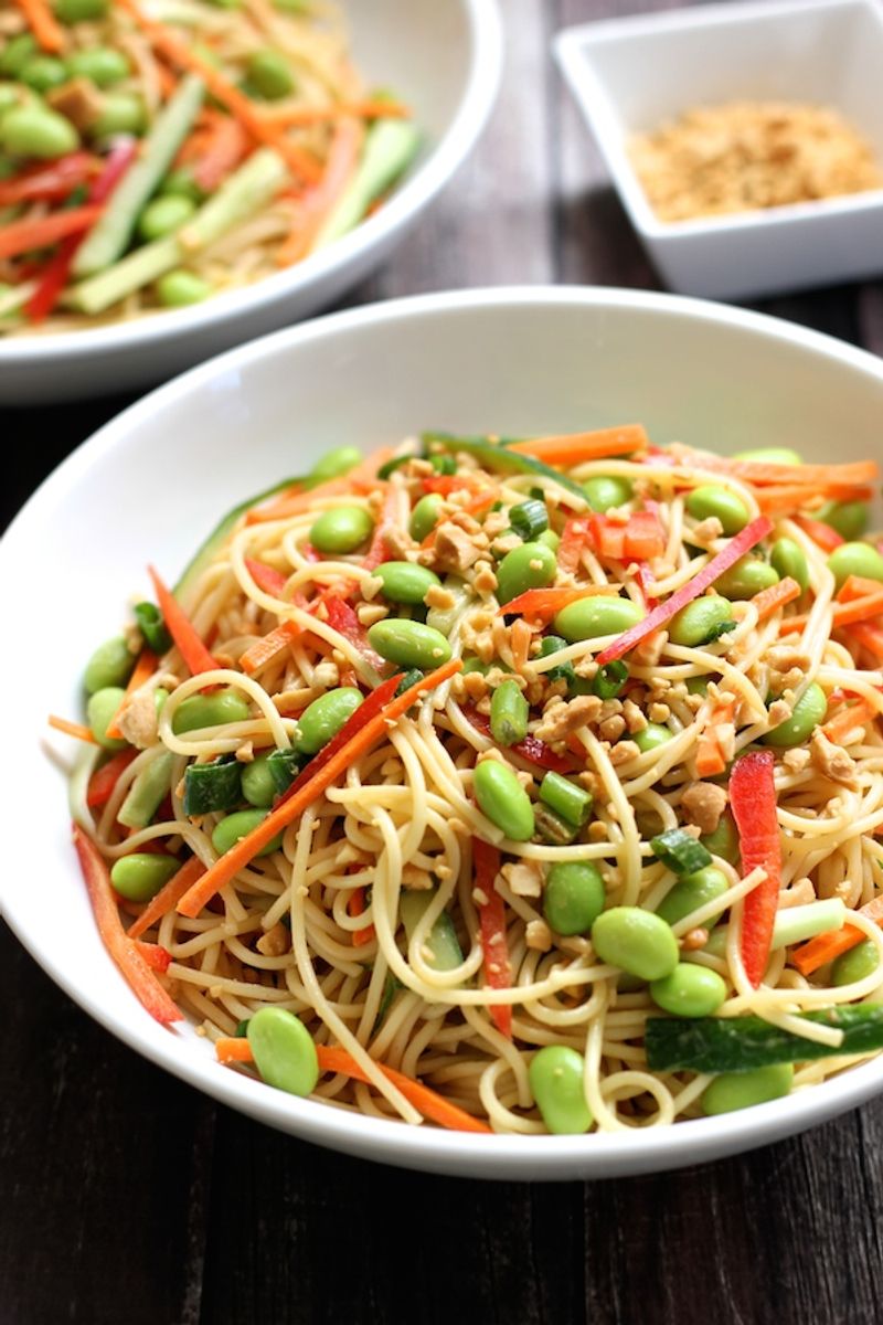 Cold Noodle Salad With Peanut Sauce