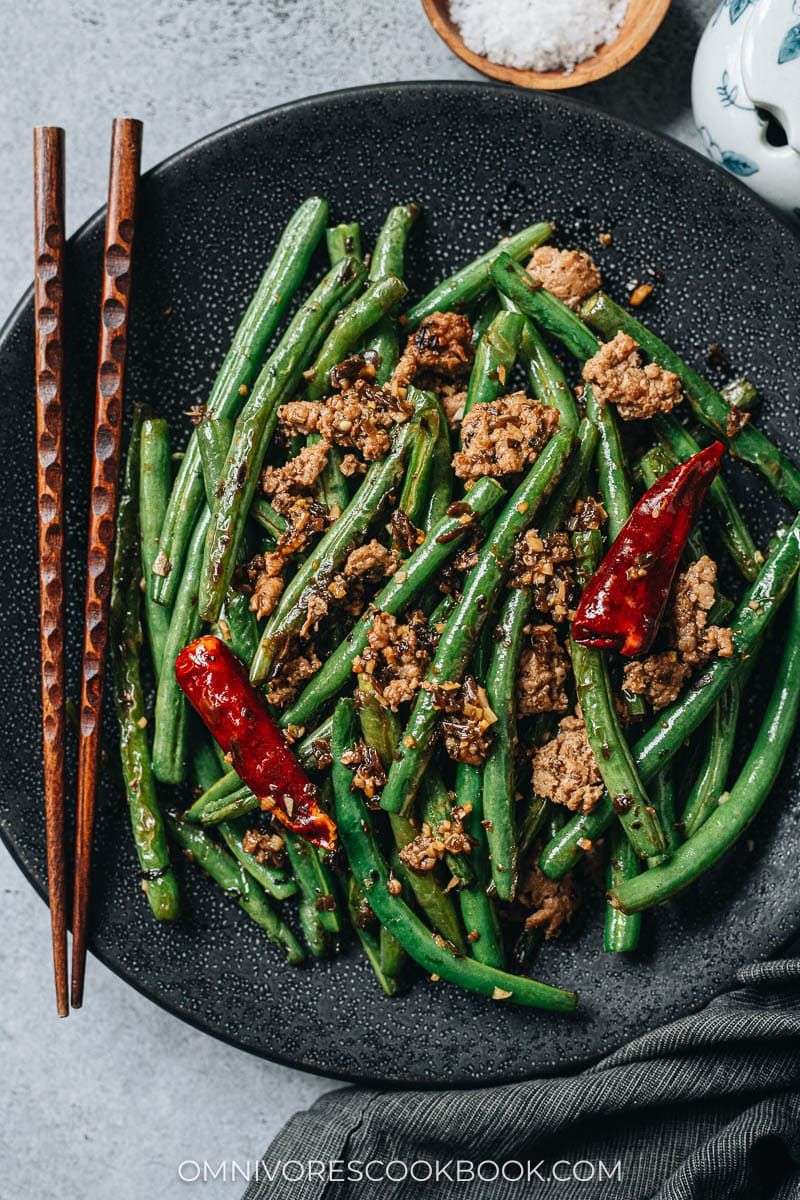 Sichuan Mapo-Style Spicy Green Beans