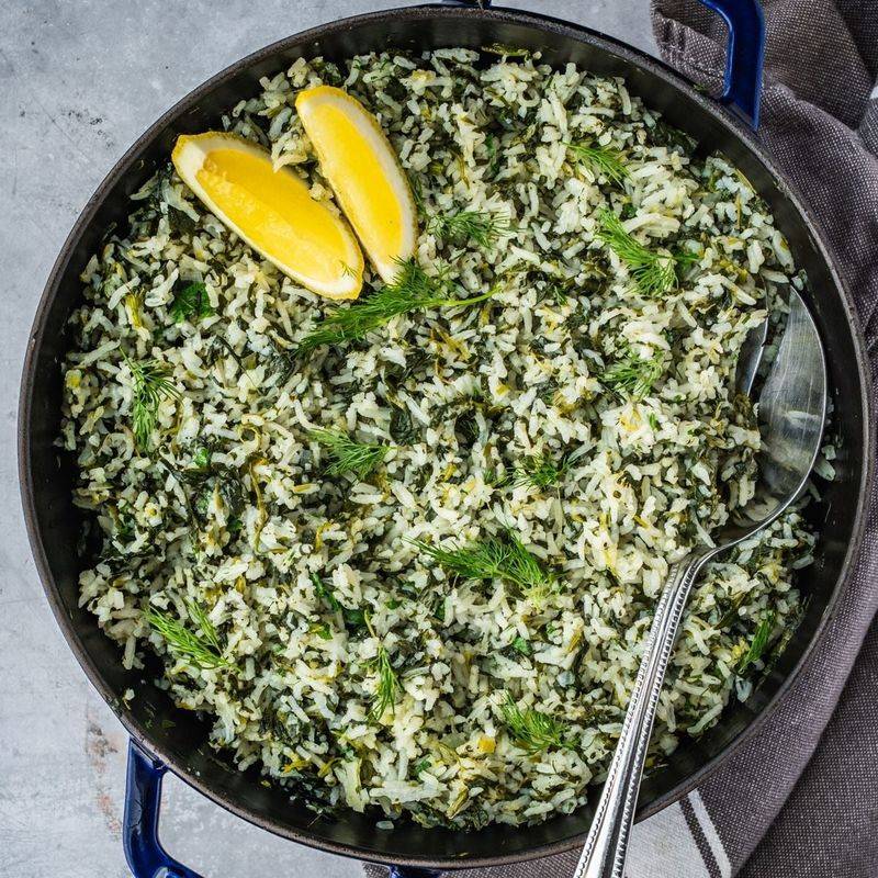 Greek Spanakorizo