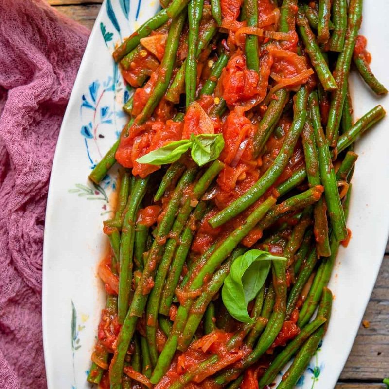 Italian Fagiolini al Pomodoro (Green Beans in Tomato Sauce)