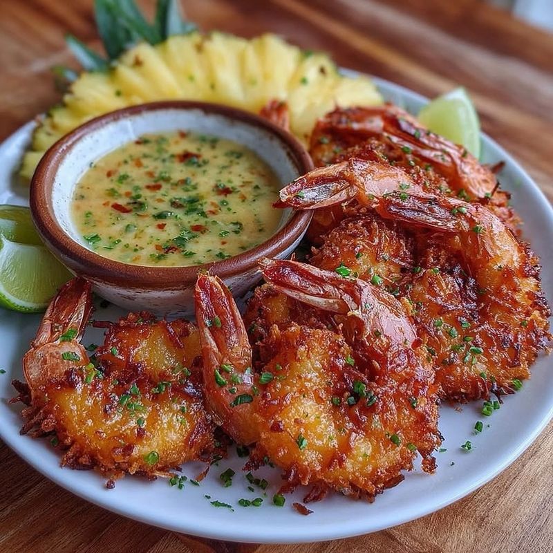 Coconut Shrimp with Pineapple Dipping Sauce