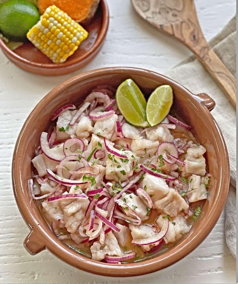 Ceviche from Huanchaco, Peru