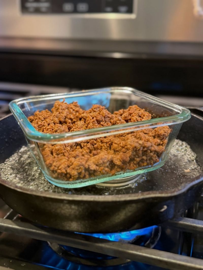 Reheating Leftovers in a Pan Instead of a Microwave