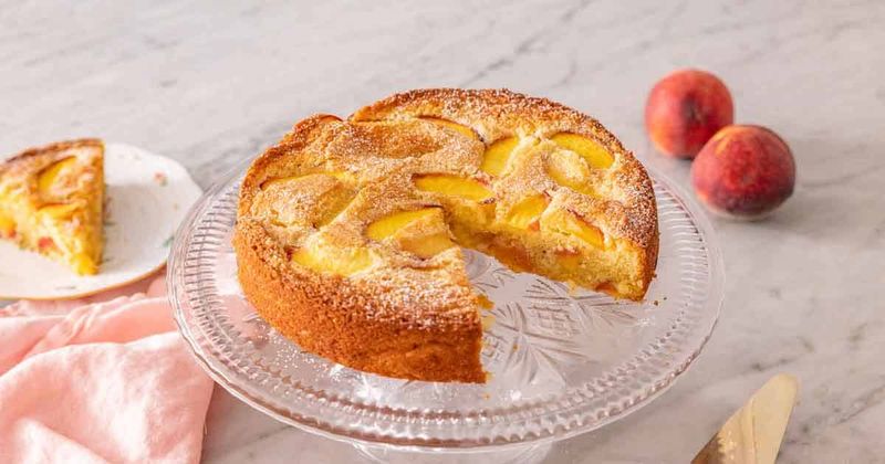 Brown Butter Peach Cake