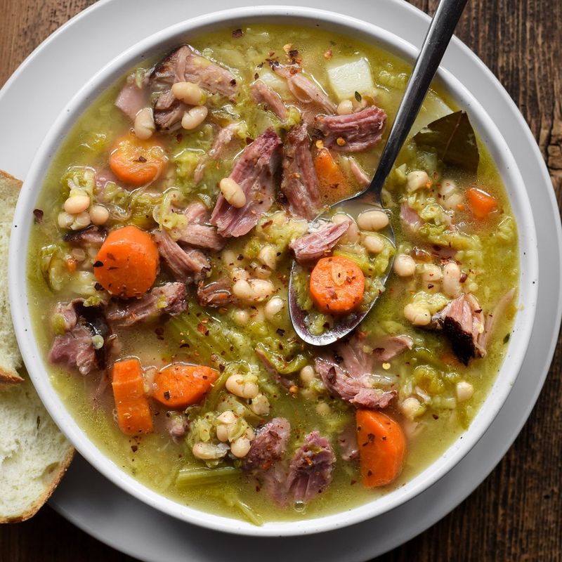 Heirloom Bean and Smoked Ham Soup