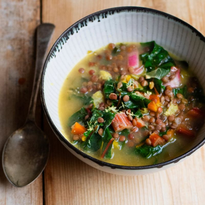 Leek and Lentil Soup