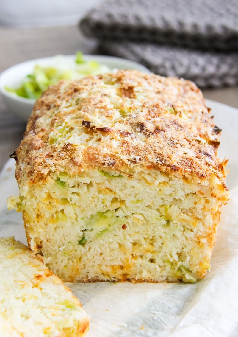 Leek and Cheddar Soda Bread