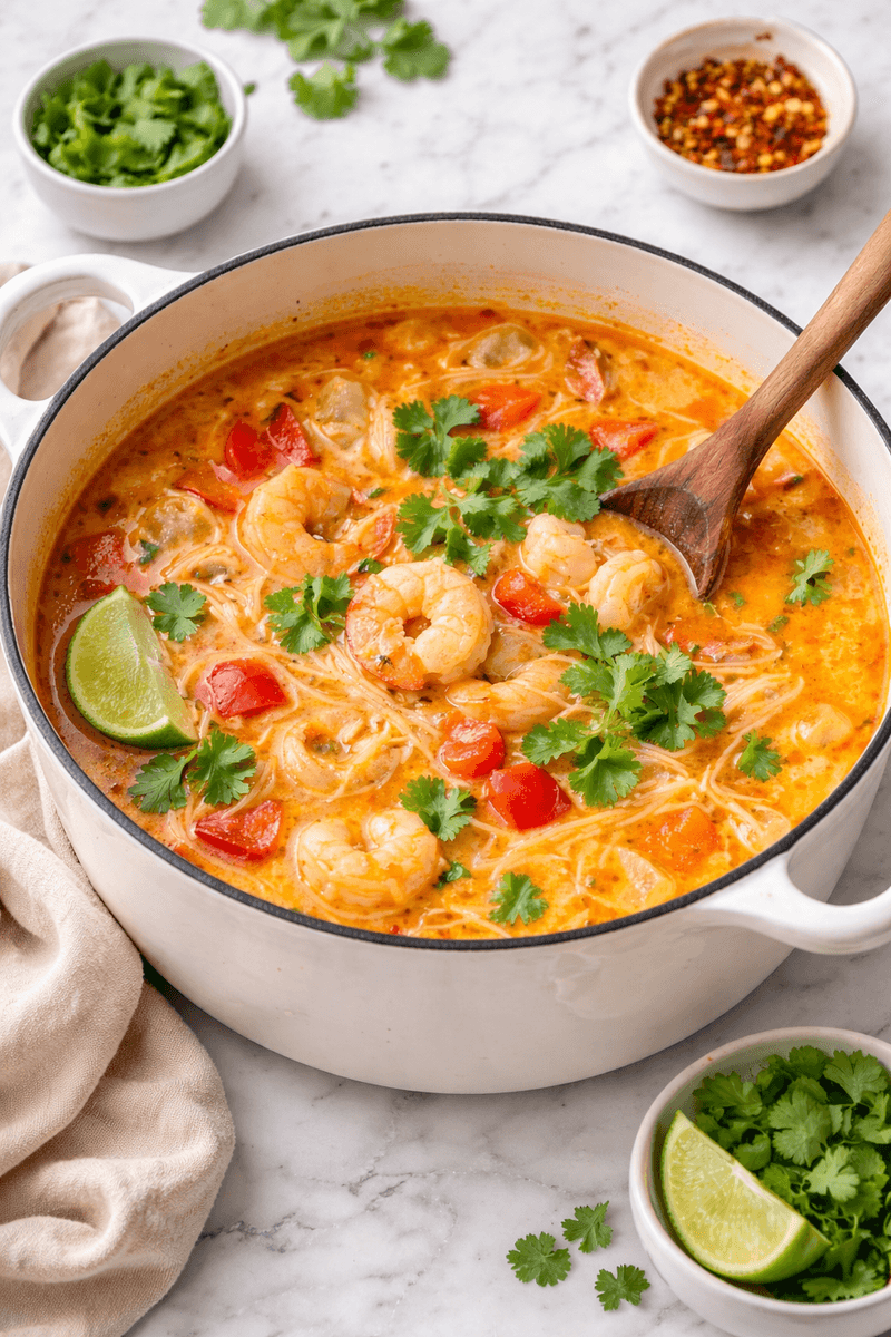 Thai Coconut Curry Soup