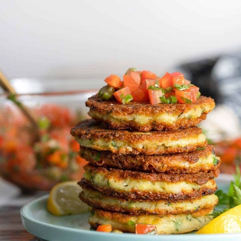 Ricotta Fritters with Herb Dipping Sauce