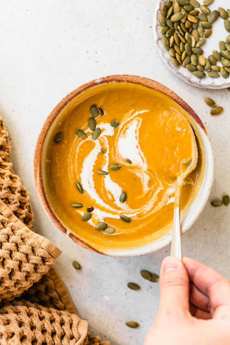 Coconut and Tinned Pumpkin Soup
