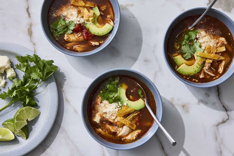 Chicken Tortilla Soup with Lime Finish