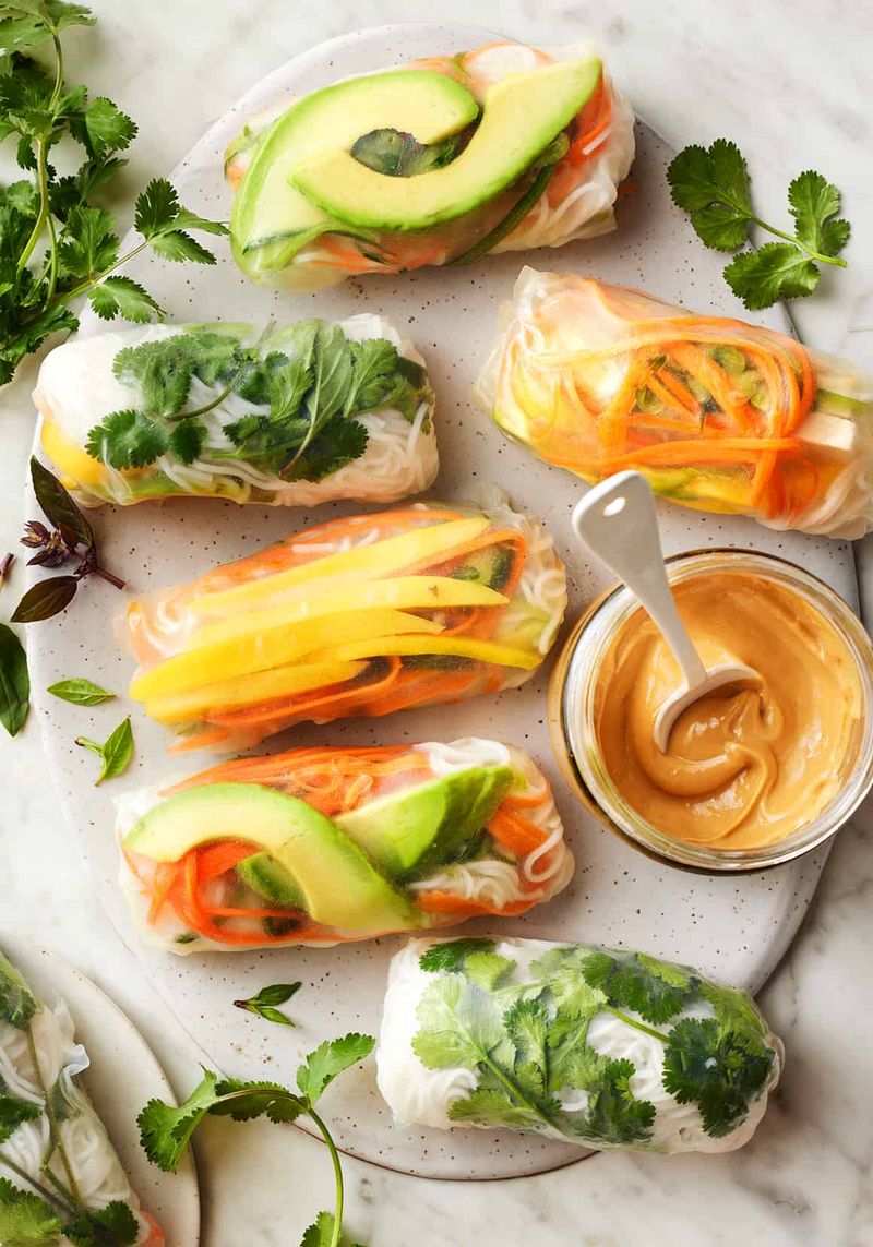 Sushi-Style Rice Paper Rolls