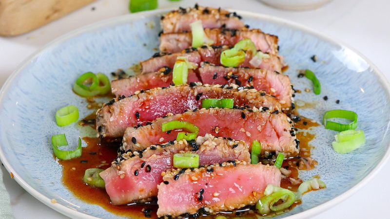 Teriyaki Glazed Tuna Steak