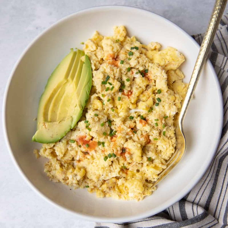 Whisk It Into Scrambled Eggs for Extra Fluffiness