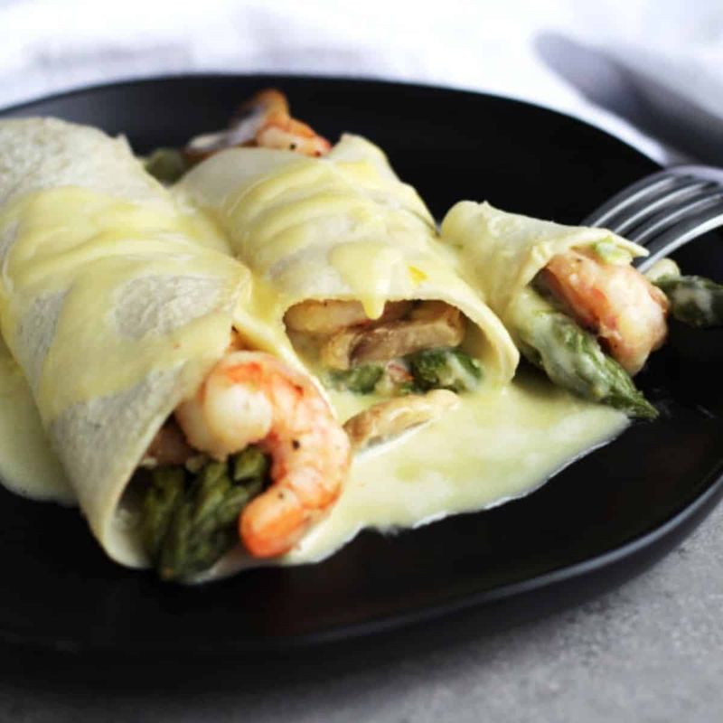 Prawn and Avocado Crepe