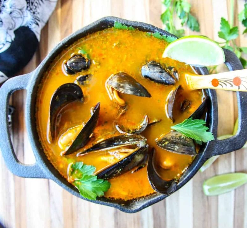 Thai Red Curry Mussels