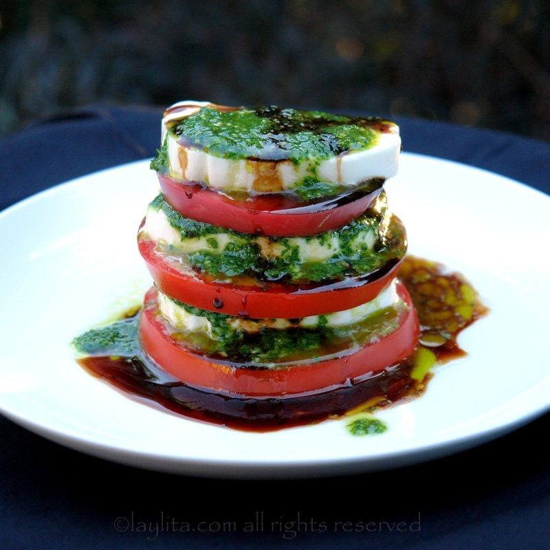Caprese Salad with Oregano Dressing