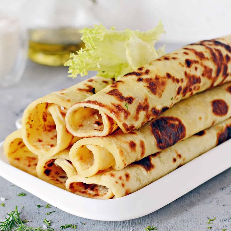 Norwegian Lefse with Potato Filling
