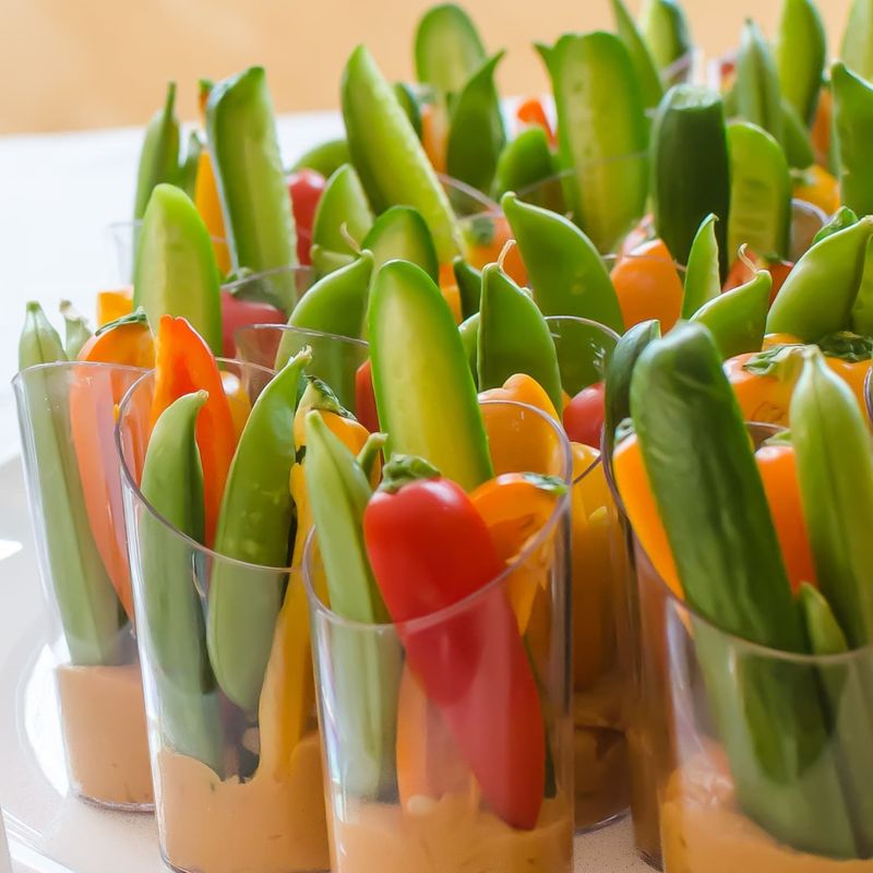 Hummus and Veggie Cups