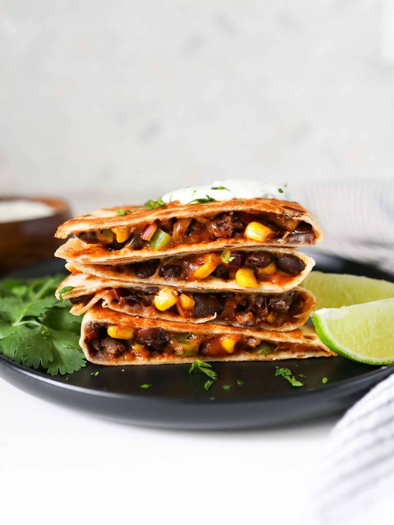 Black Bean Quesadillas
