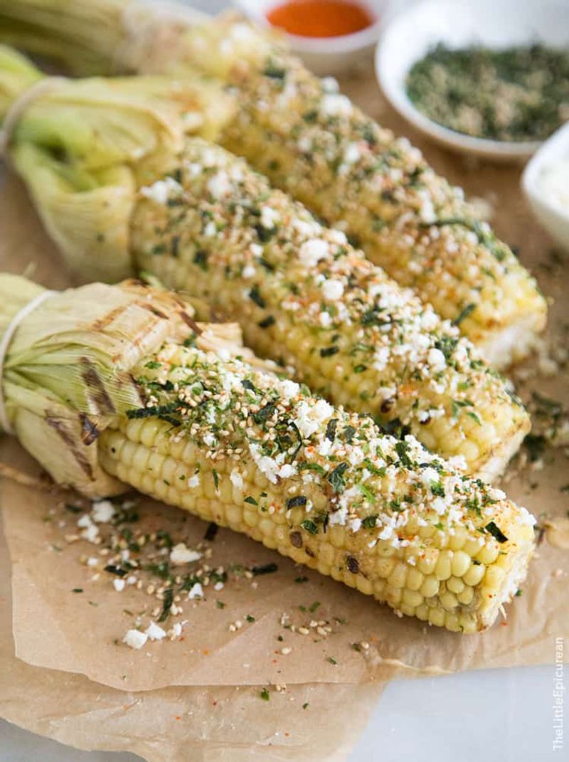 Miso Corn on the Cob