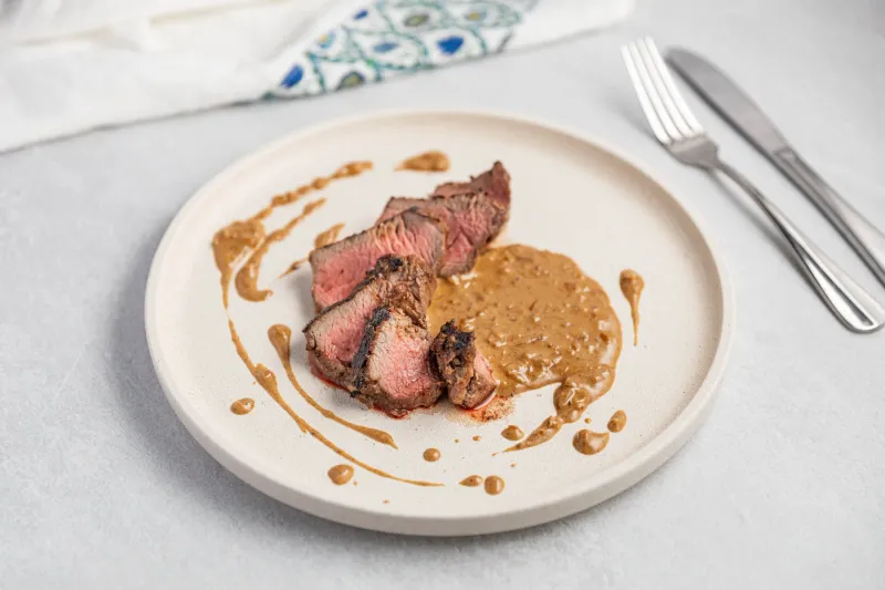 Miso-Rubbed Steak