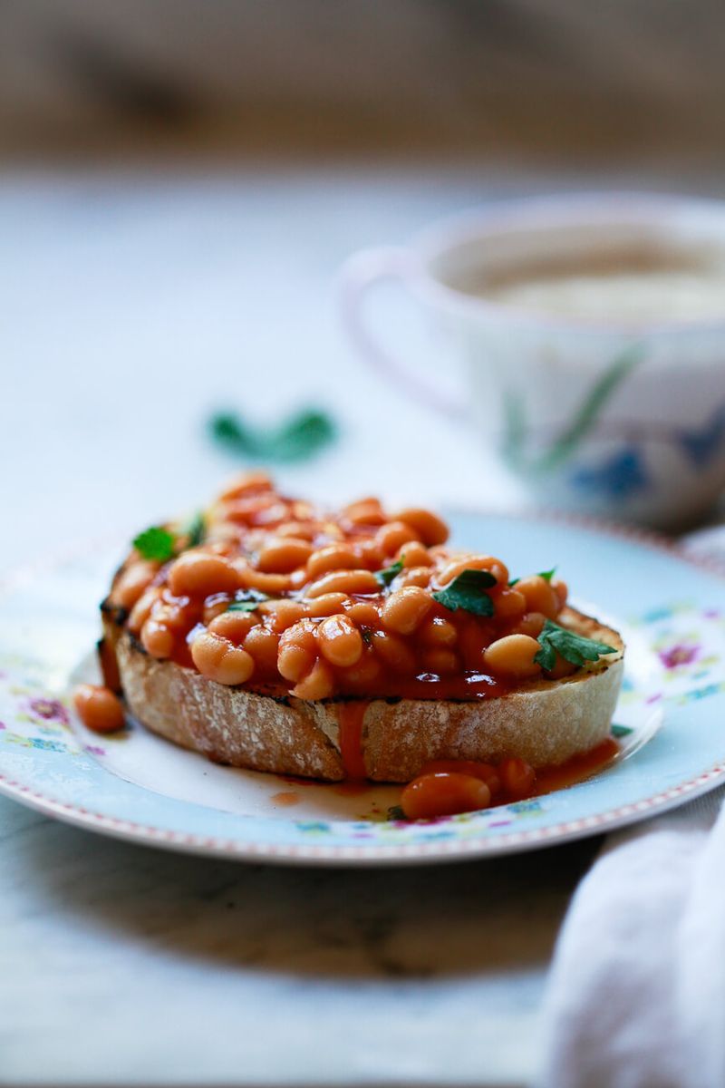 Baked Beans on Sourdough Toast