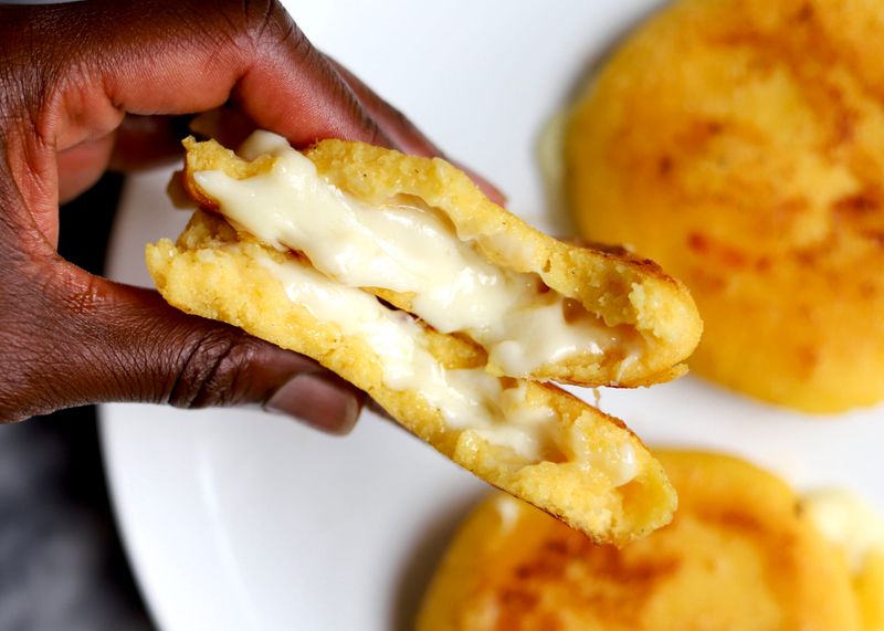 Arepas in Colombia and Venezuela