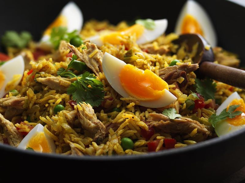 Tinned Mackerel Kedgeree