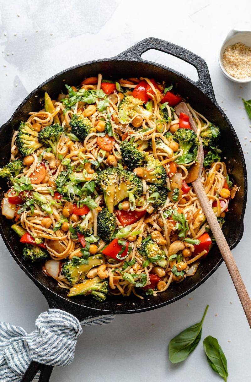 Veggie Stir Fry with Noodles